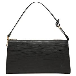 Borsa a tracolla Louis Vuitton Epi Pochette Accessoires Nera Nero