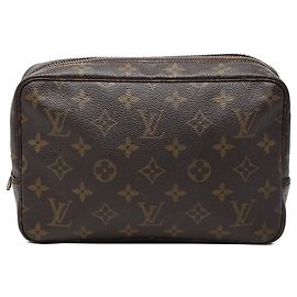 Pochette Louis Vuitton Monogram Trousse Toilette 23 Marron Marron