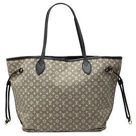 Sac Tote Louis Vuitton Monogram Idylle Neverfull MM Gris Gris