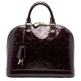 Louis Vuitton Monogram Vernis Alma PM Handtasche Purple Lila