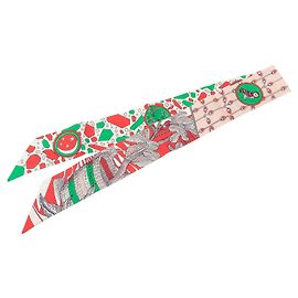 Multi Hermès La Danse des Amazones Silk Twilly Scarf Scarves Multiple colors