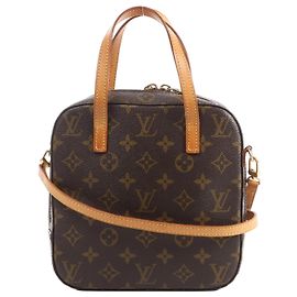 Sac à main 2Way Louis Vuitton Spontini Monogram Canvas en Brown Beige