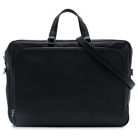 Prada Saffiano Business-Tasche Schwarz Schwarz