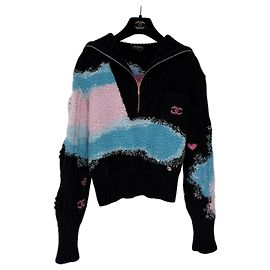 Malha Chanel Coco Neige Multicor