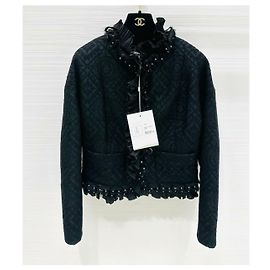 Chanel Metiers d'Art Tweed Jacket Black Multiple colors