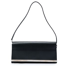 Borsa a Tracolla e Clutch Louis Vuitton Epi Sevigne Nera Nero