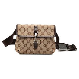 Bolso cinturón Jackie Gucci GG Canvas Beige Beige