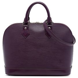 Bolsa Louis Vuitton Epi Alma PM Roxa Roxo