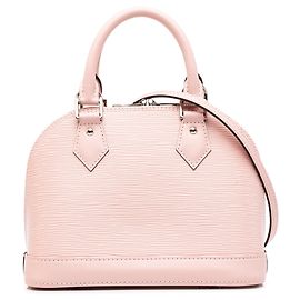 Pink Louis Vuitton Epi Alma BB Satchel Pink