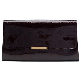 Sac pochette Louis Vuitton Monogram Vernis Robertson Purple Violet