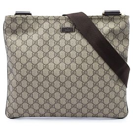 Bolsa Crossbody Gucci GG Supreme Bege Bege