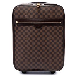 Borsa da viaggio Pegase 45 Damier Ebene Louis Vuitton marrone Marrone