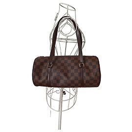 Louis Vuitton Papillon 30 Damier Ebène Shoulder Bag Brown Damier ebene