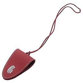Clip de bolsa em couro vermelho Goyard Vermelho