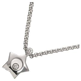 Chopard Happy Diamond Star Halskette in Weißgold Andere