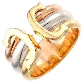 Cartier C2 #48 Three-Color Band Ring Other