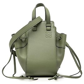 Bolso de mano/Bolso de hombro Loewe Hammock Mini Verde