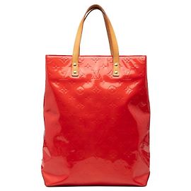 Bolso Tote Louis Vuitton Monogram Vernis Lead MM Roja