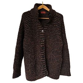 Cardigã Missoni em lã castanha Marrom