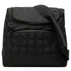 Chanel New Travel Line Coco Mark Backpack Black