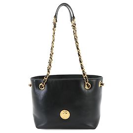 Sac à main épaule Versace Medusa Small Chain Noir