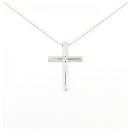 Autre Marque Tiffany Cross Large Necklace Other
