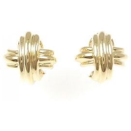 Autre Marque Pendientes de clip Tiffany Signature en oro amarillo Otro