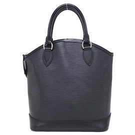 Louis Vuitton Epi Lockit Handtasche Schwarz