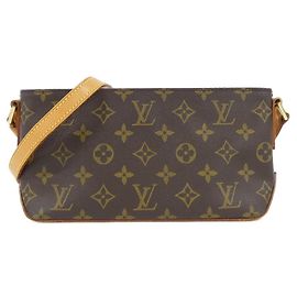 Sac à épaule Louis Vuitton Monogram Trotteur Marron