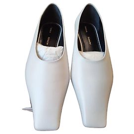 Ballerines Proenza Schouler en cuir blanc Blanc