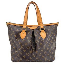 Louis Vuitton Palermo Monogram Canvas PM Braun