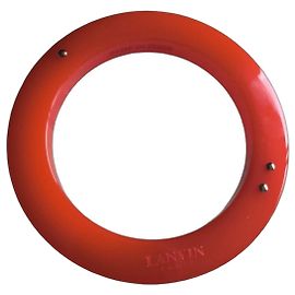Lanvin Red Resin Bangle Bracelet Red