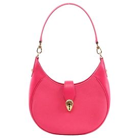 Bulgari Bolsa de Ombro Serpenti em Couro BVLGARI em Rosa Rosa