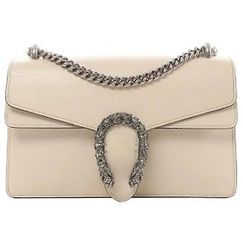Borsa a tracolla Gucci Dionysus Small in pelle Beige Beige