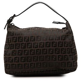 Fendi Zucchino Canvas Handtasche braun Braun