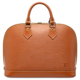 Louis Vuitton Epi Alma PM Handtasche Braun Braun