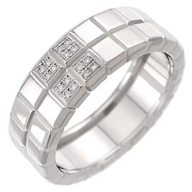 Anel Chopard Ice Cube 2 em ouro branco 18K Prata