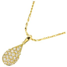 Collier Seiko 0.64ct Diamant en Or Jaune 18K Doré