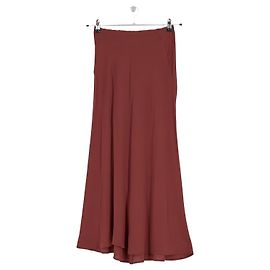 Autre Marque Jupe midi bordeaux en coton CORTANA XS Bordeaux
