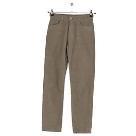 Massimo Dutti Khaki Cotton Pants Size 34 Khaki