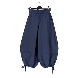 Autre Marque Pantalones de algodón azul marino Azul marino