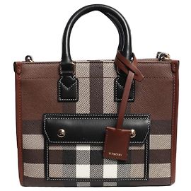 Burberry Mini tote Freya castanho Marrom