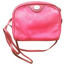Christian Dior Bolso de Hombro de Cuero Rojo Roja