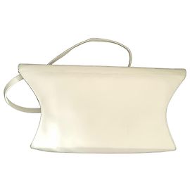 Sac à main Charles Jourdan Paris en cuir blanc Blanc