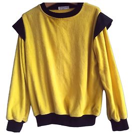 Sweatshirt Charles Jourdan amarela e preta Preto Amarelo