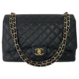 Chanel Matelassé Coco Mark Black Schultertasche Schwarz