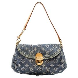 Bolso de hombro Mini Pleaty de denim Monogram Louis Vuitton Otro