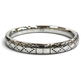 Anillo GUCCI 750 Diamantissima en oro blanco Dorado