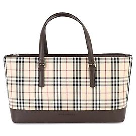 Bolso Burberry Nova Check Castaño Beige