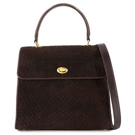 Sac à main 2-Way matelassé Bally en cuir daim marron Marron